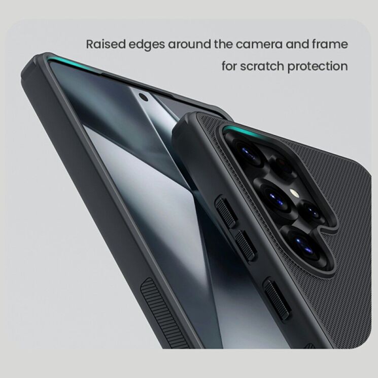Пластиковий чохол NILLKIN Frosted Shield Pro для Samsung Galaxy S25 Ultra (S938) - Black: фото 11 з 18