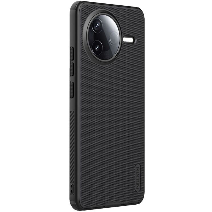 Пластиковый чехол NILLKIN Frosted Shield Pro для Xiaomi Poco F7 Pro - Black: фото 2 из 19