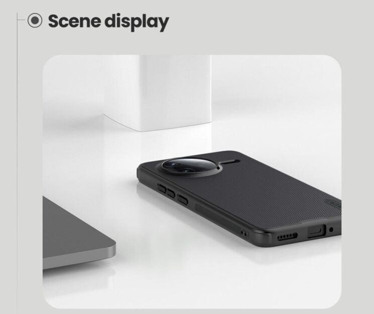 Пластиковый чехол NILLKIN Frosted Shield Pro для Xiaomi Poco F7 Pro - Black: фото 16 из 19
