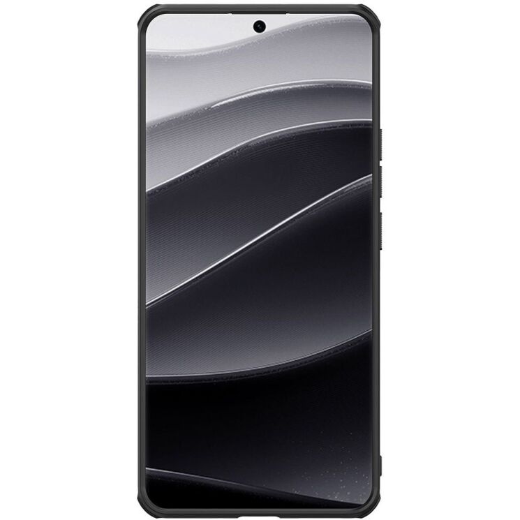 Пластиковый чехол NILLKIN Frosted Shield Pro для Xiaomi Redmi Note 14 Pro Plus - Black: фото 2 из 15
