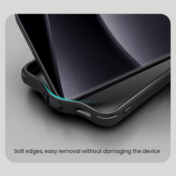 Пластиковый чехол NILLKIN Frosted Shield Pro для Xiaomi Redmi Note 14 Pro Plus - Black: фото 9 из 15
