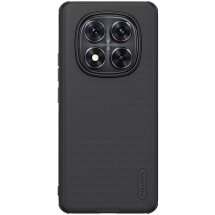 Пластиковый чехол NILLKIN Frosted Shield Pro для Xiaomi Redmi Note 14 Pro Plus - Black: фото 1 из 15