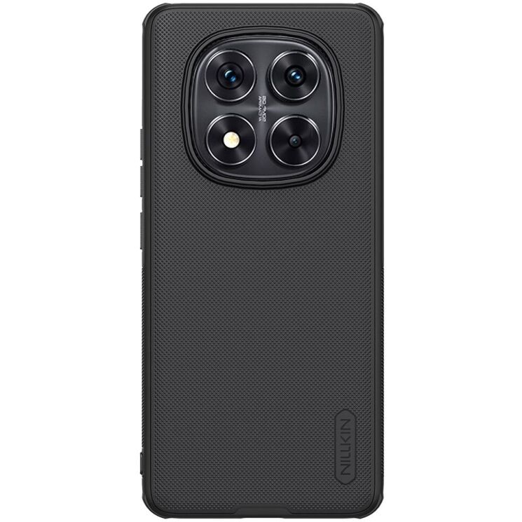 Пластиковый чехол NILLKIN Frosted Shield Pro для Xiaomi Redmi Note 14 Pro Plus - Black: фото 1 из 15