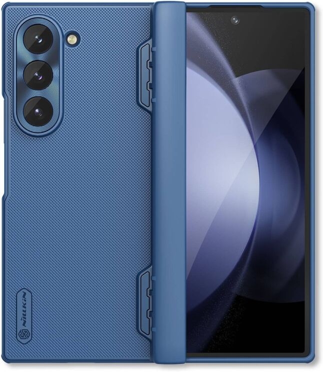 Пластиковий чохол NILLKIN Frosted Shield Pro (FF) для Samsung Galaxy Fold 6 - Blue (357672L) Пластиковий чохол NILLKIN Frosted Shield Pro (FF) для Samsung Galaxy Fold 6 - Blue: фото 1 з 10