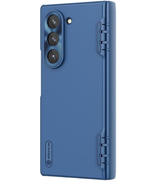 Пластиковий чохол NILLKIN Frosted Shield Pro (FF) для Samsung Galaxy Fold 6 - Blue (357672L) Пластиковий чохол NILLKIN Frosted Shield Pro (FF) для Samsung Galaxy Fold 6 - Blue: фото 3 з 10