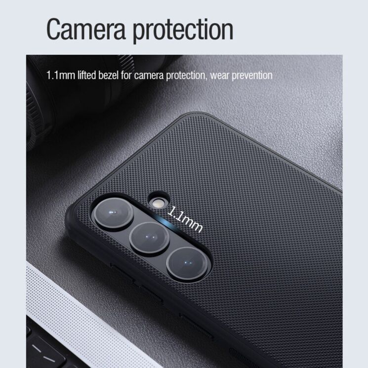 Пластиковый чехол NILLKIN Frosted Shield Pro Magnetic для Samsung Galaxy S24 Plus - Black: фото 9 из 12
