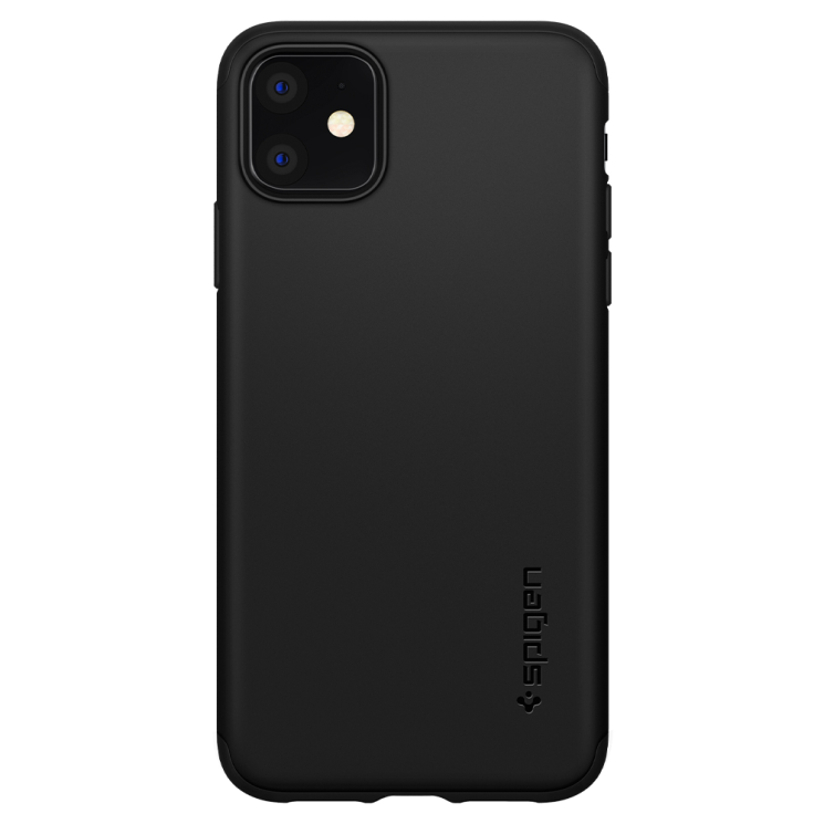 Пластиковый чехол SGP Thin Fit Classic для Apple iPhone 11 - Black: фото 3 из 8
