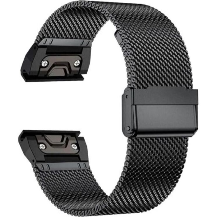 Ремінець ArmorStandart Flat Milanese для годинників Garmin з кріпленням Quick Fit 20mm - Black (270812B) Ремінець ArmorStandart Flat Milanese для годинників Garmin з кріпленням Quick Fit 20mm - Black: фото 1 з 1