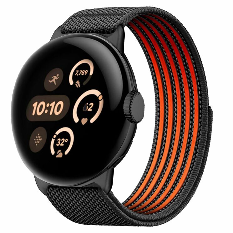 Ремешок Deexe Active Band для Google Pixel Watch 5 / 4 / 3 / 2 / 1 (41mm) - Black: фото 2 из 4