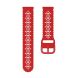 Ремінець Deexe Blossom Strap для Samsung Galaxy Watch 5 (40/44mm) / 5 Pro (45mm) - Red (303107R). Фото 3 з 4