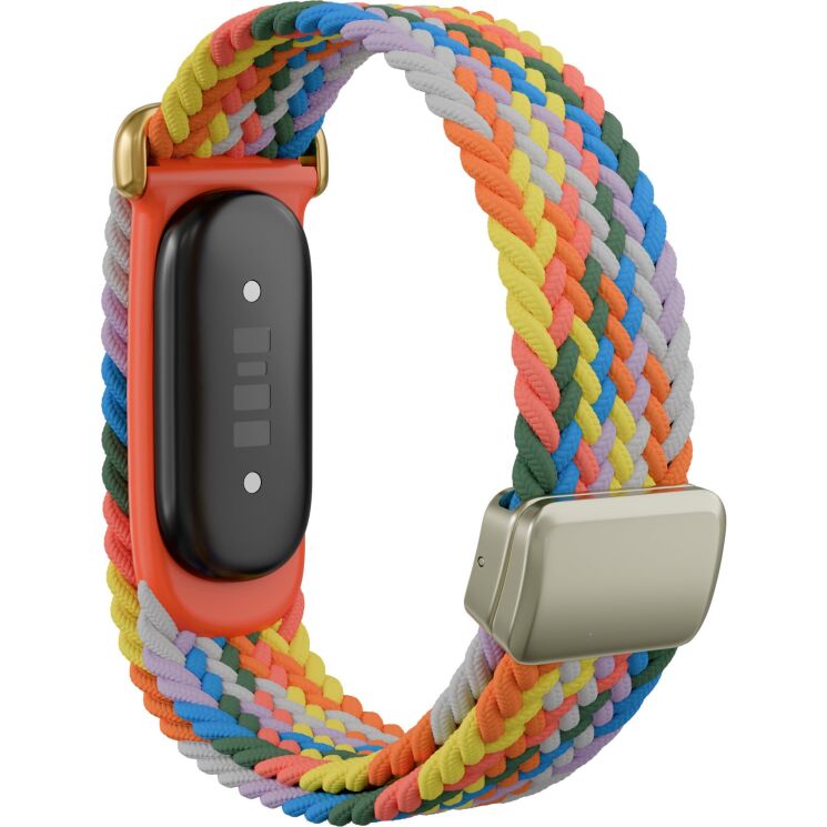 Ремешок Deexe Braided Loop для Google Fitbit Air - Orange / Purple: фото 3 из 3