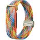 Ремешок Deexe Braided Loop для Google Fitbit Air - Orange / Purple (258018OV). Фото 1 из 3