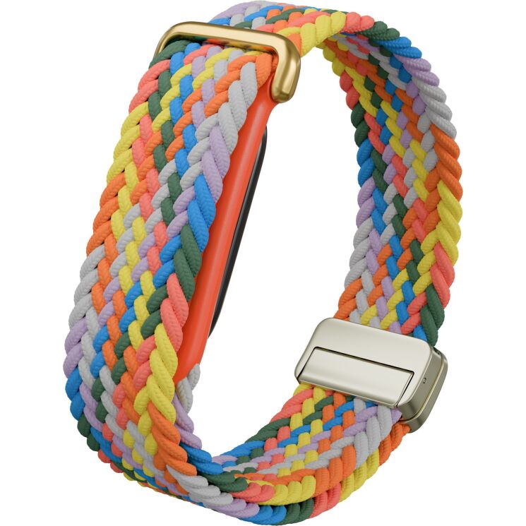 Ремешок Deexe Braided Loop для Google Fitbit Air - Orange / Purple: фото 2 из 3