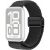 Ремінець Deexe Braided Loop для Honor Band 11 / 11 Pro - Black: фото 1 з 6