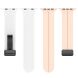 Ремешок Deexe Color Soft Line для Apple Watch 46 / 45 / 44 / SE 44 / 42 (Series 1-3) / Ultra / Ultra 2 - White / Pink (251886WP). Фото 4 из 7
