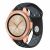 Ремешок Deexe Dot Color для Samsung Galaxy Watch 42mm / Watch 3 41mm - Black / Dark Grey: фото 1 из 3
