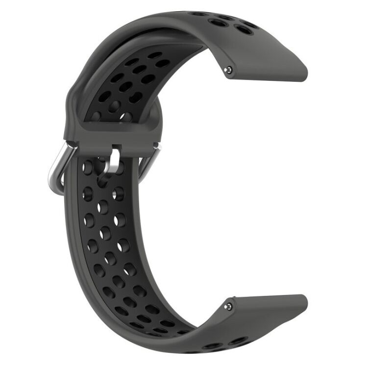 Ремешок Deexe Dual Color для Samsung Galaxy Watch 3 (41mm) - Black: фото 2 из 5