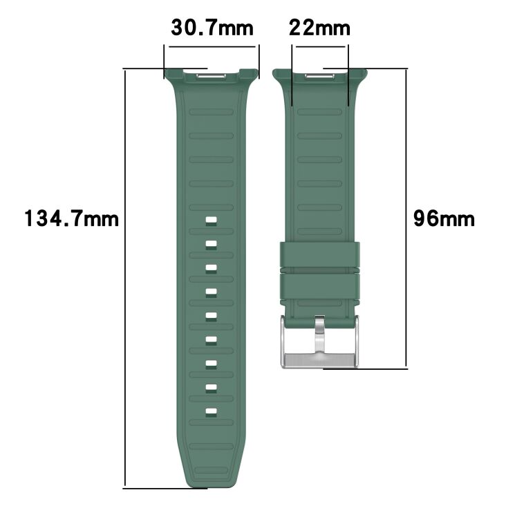 Ремінець Deexe Durable Strap для Samsung Galaxy Watch 8 (40/44mm) / 8 Classic - Orange: фото 5 з 6