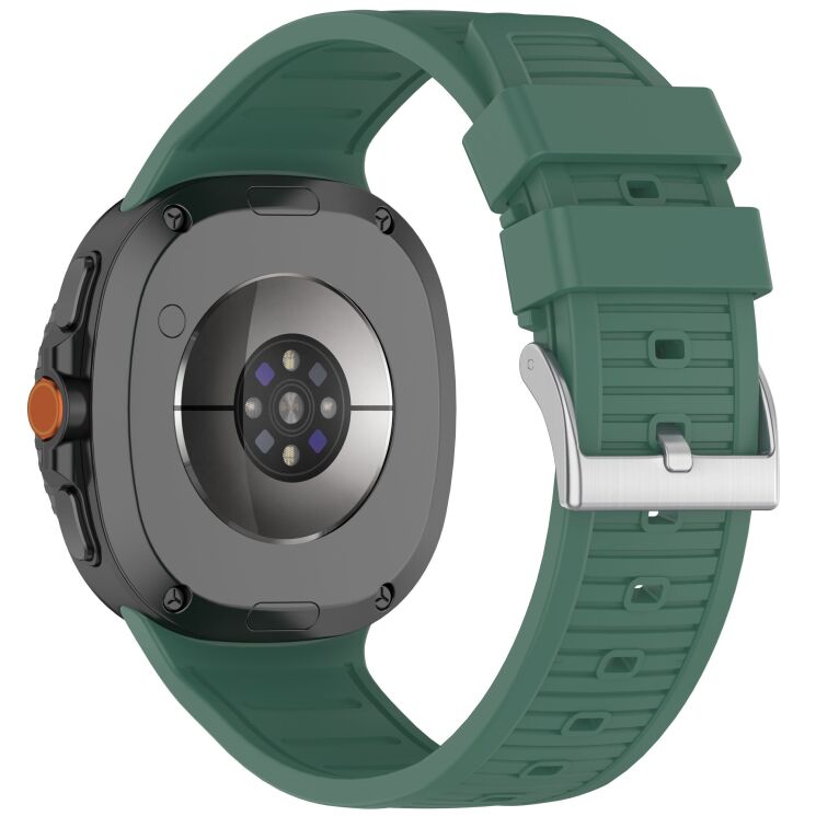 Ремінець Deexe Durable Strap для Samsung Galaxy Watch 8 (40/44mm) / 8 Classic - Dark Green: фото 1 з 7