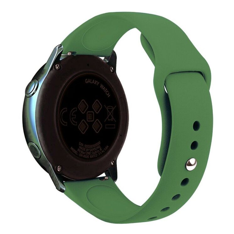 Ремешок Deexe Flexible Watch Band для Samsung Watch Active / Active 2 40mm / Active 2 44mm - Army Green: фото 3 из 3