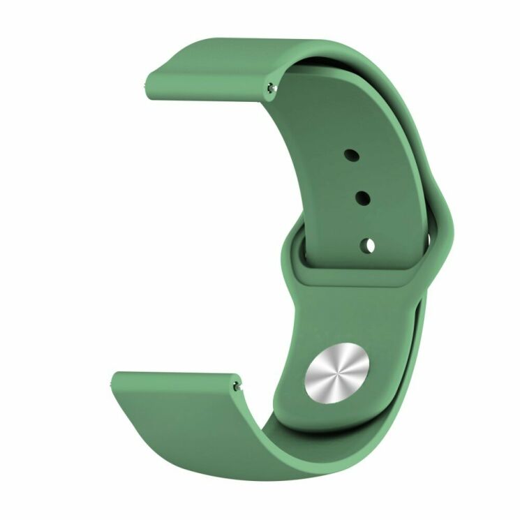 Ремешок Deexe Flexible Watch Band для Samsung Watch Active / Active 2 40mm / Active 2 44mm - Army Green: фото 2 из 3