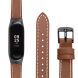 Ремінець Deexe Leather Strip для Xiaomi Mi Band 7 - Brown (298716Z). Фото 3 з 7