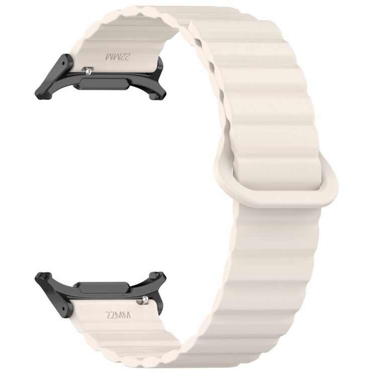 Ремешок Deexe Magnetic Band для Samsung Galaxy Watch Ultra - Starlight: фото 3 из 7
