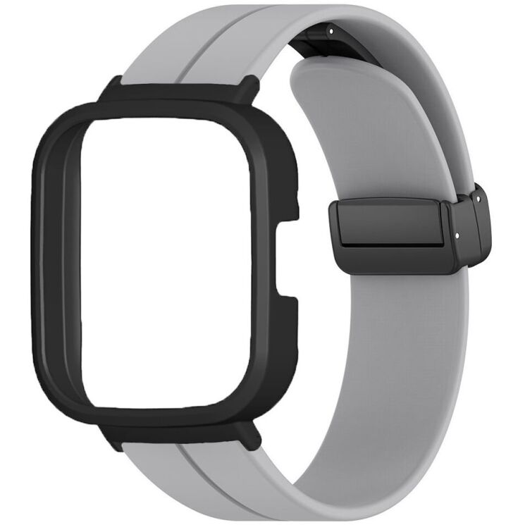 Ремінець Deexe Magnetic Braselet для Xiaomi Redmi Watch 3 - Grey: фото 1 з 3