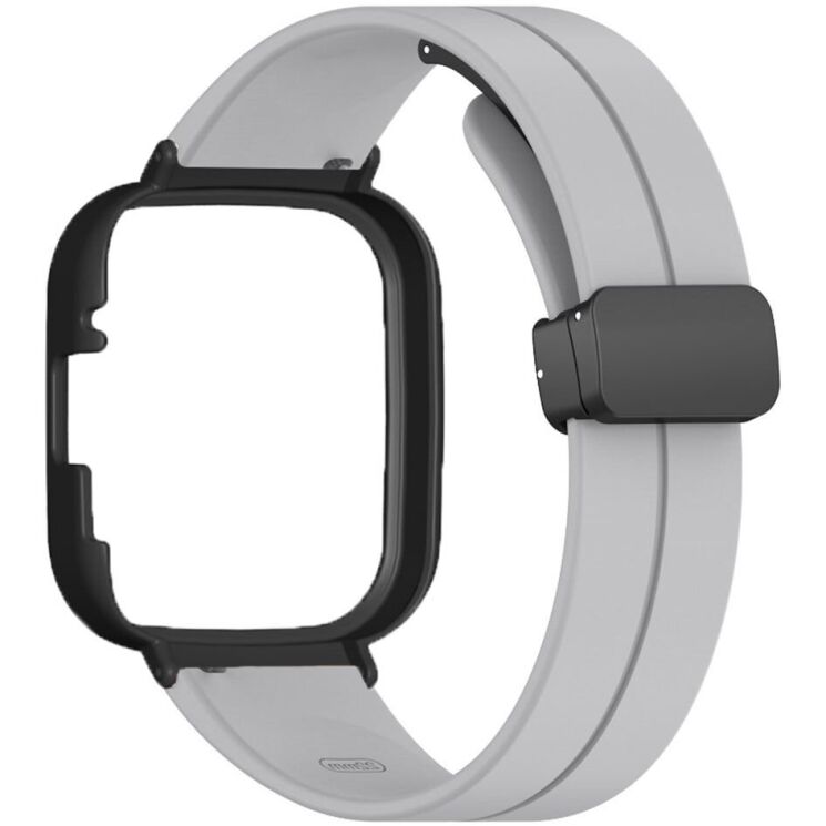 Ремінець Deexe Magnetic Braselet для Xiaomi Redmi Watch 3 - Grey: фото 3 з 3