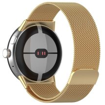 Ремешок Deexe Milanese Loop для Google Pixel Watch / Watch 2 / Watch 3 (41mm) - Gold: фото 1 из 8