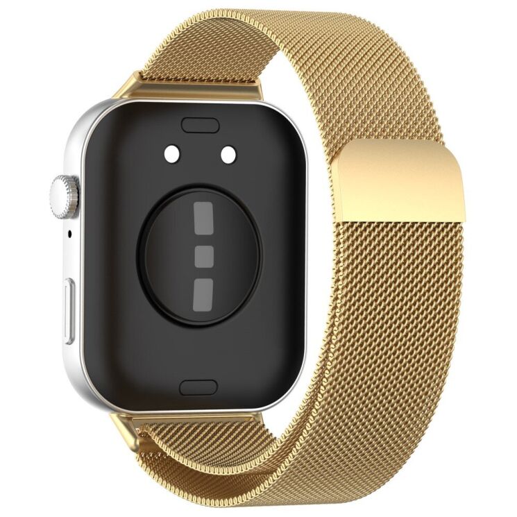 Ремінець Deexe Milanese Stainless Steel для Huawei Watch Fit 3 - Gold: фото 1 з 8