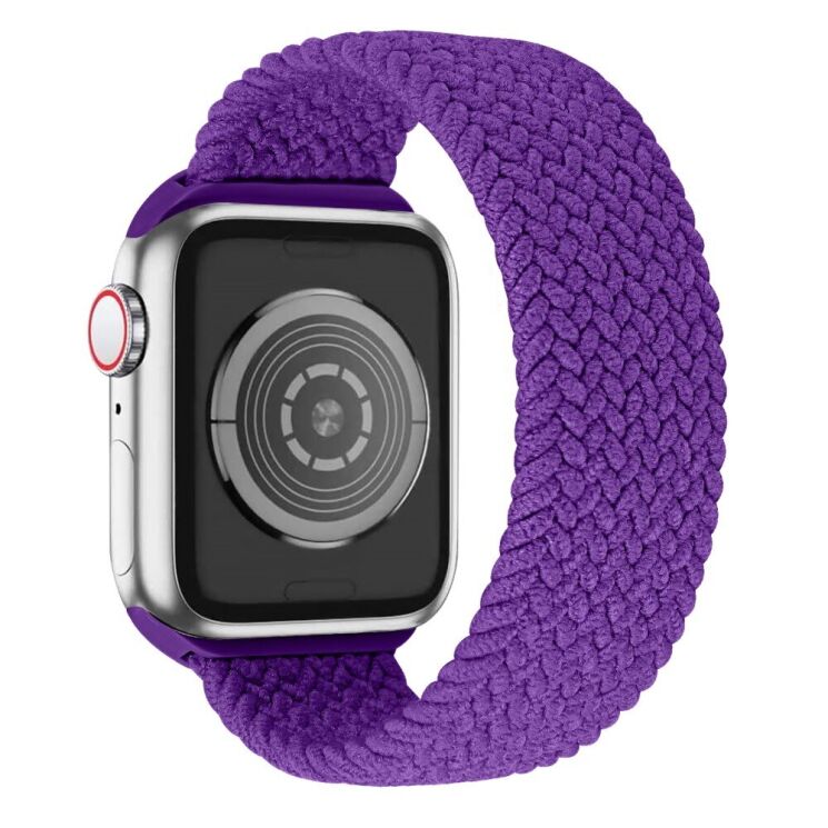Ремешок Deexe Nylon Knitting для Apple Watch 42 (Series 10) / 41 / 40 / SE 40 / 38 - Purple: фото 1 из 6