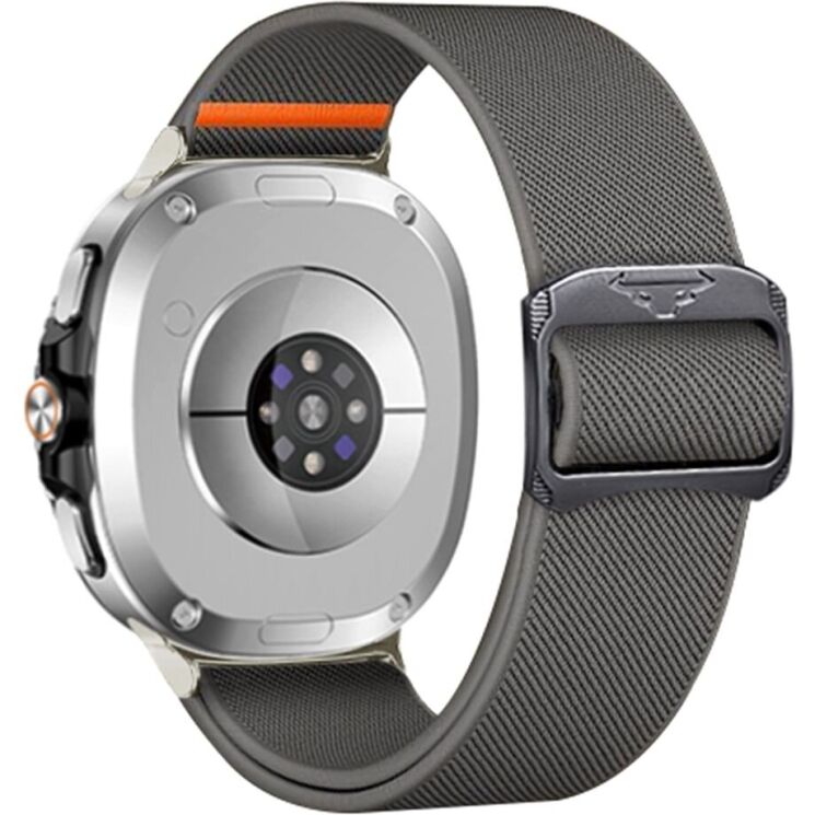 Ремінець Deexe Orbit Flex для Samsung Galaxy Watch 8 (40/44mm) / 8 Classic - Dark Grey: фото 1 з 5