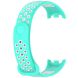 Ремешок Deexe Dual Color для Xiaomi Mi Smart Band 8 / 9 - Cyan / White (326043CW). Фото 4 из 7