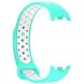 Ремешок Deexe Dual Color для Xiaomi Mi Smart Band 8 / 9 - Cyan / White (326043CW). Фото 3 из 7