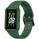 Ремінець Deexe Silicone Strap для Samsung Galaxy Fit 3 - Green (349010G). Фото 1 з 4