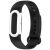 Ремінець Deexe Soft Silicone для Google Fitbit Air - Black / White: фото 1 з 8