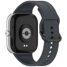 Ремінець Deexe Soft Silicone для Xiaomi Redmi Watch 4 / 5 / Mi Smart Band 8 Pro / Band 9 Pro - Dark Grey: фото 1 з 9