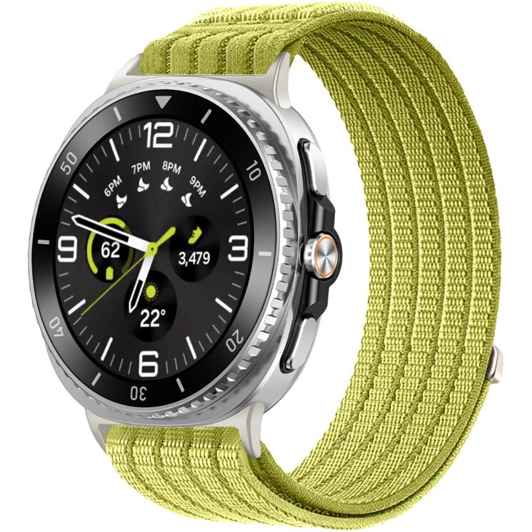 Ремешок Deexe Soft Weave для Samsung Galaxy Watch 8 (40/44mm) / 8 Classic - Light Green: фото 2 из 5