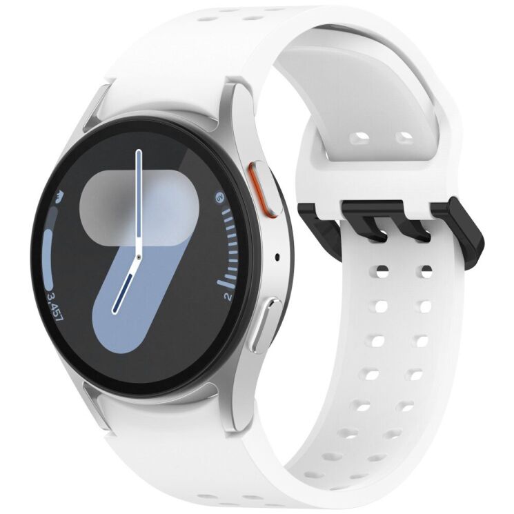 Ремінець Deexe Sport Loop для Samsung Galaxy Watch 4 / 5 / 6 / 7 / FE (40mm) - White: фото 2 з 12