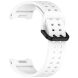 Ремінець Deexe Sport Loop для Samsung Galaxy Watch 4 / 5 / 6 / 7 / FE (40mm) - White (358211W). Фото 3 з 12