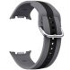 Ремінець Deexe Sport Strap для Samsung Galaxy Watch 8 (40/44mm) / 8 Classic - Grey / Black (384178HB). Фото 3 з 6