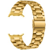 Ремінець Deexe Stainless Steel Strap для Samsung Galaxy Watch 8 (40/44mm) / 8 Classic - Gold: фото 1 з 6