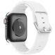 Ремешок Deexe Stripes Series для Apple Watch 42 (Series 10) / 41 / 40 / SE 40 / 38 - White (251855W). Фото 1 из 7