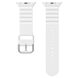 Ремешок Deexe Stripes Series для Apple Watch 42 (Series 10) / 41 / 40 / SE 40 / 38 - White (251855W). Фото 3 из 7