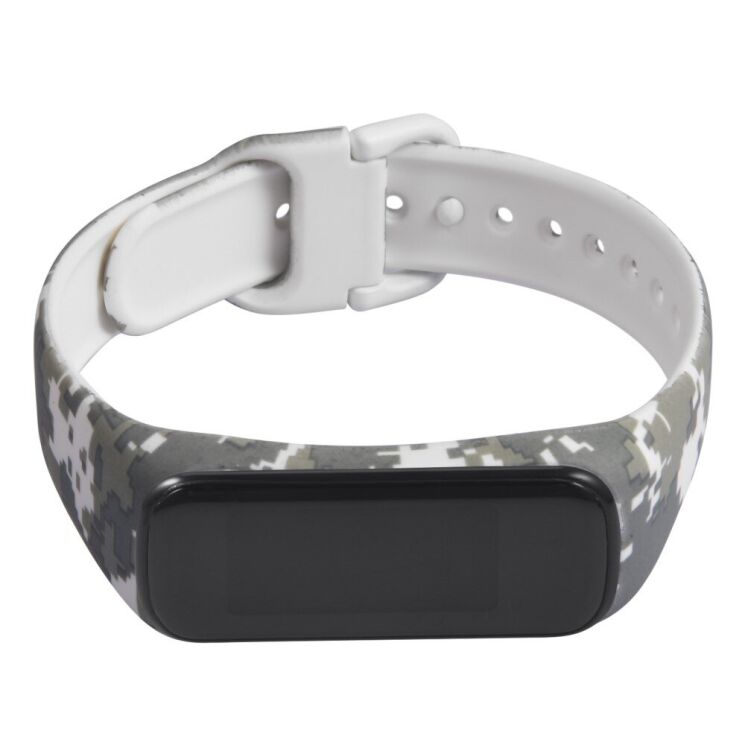 Ремінець Deexe Style Strap для Samsung Galaxy Fit 2 (SM-R220) - Grey Digital Camouflage: фото 5 з 7