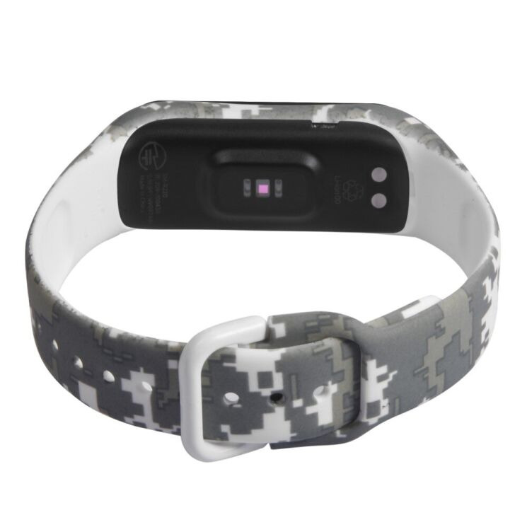 Ремінець Deexe Style Strap для Samsung Galaxy Fit 2 (SM-R220) - Grey Digital Camouflage: фото 4 з 7