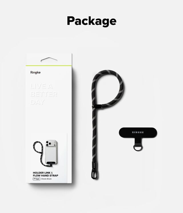 Ремешок для смартфона Ringke Holder Link Flow Hand Strap (P-Type) 8800328814134 - Silky Silver (983034SS) Ремешок для смартфона Ringke Holder Link Flow Hand Strap (P-Type) 8800328814134 - Silky Silver: фото 15 из 16
