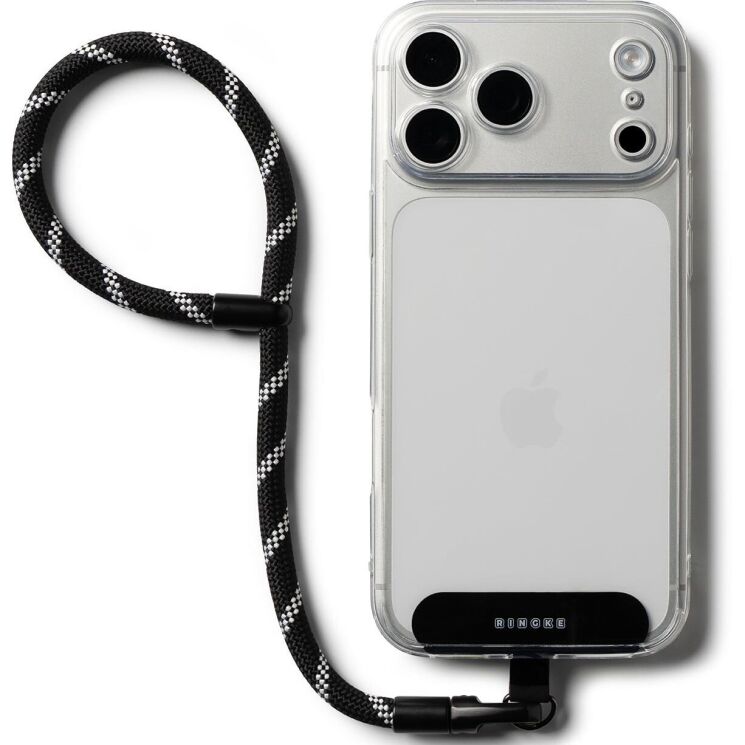 Ремешок для смартфона Ringke Holder Link Flow Hand Strap (P-Type) 8800328814103 - Shade Black (983034SB) Ремешок для смартфона Ringke Holder Link Flow Hand Strap (P-Type) 8800328814103 - Shade Black: фото 1 из 16