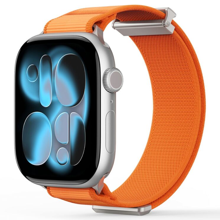Ремешок DUX DUCIS YM Series для Apple Watch 46 / 45 / 44 / SE 44 / 42 (Series 1-3) / Ultra / Ultra 2 / Ultra 3 - Orange: фото 2 из 11